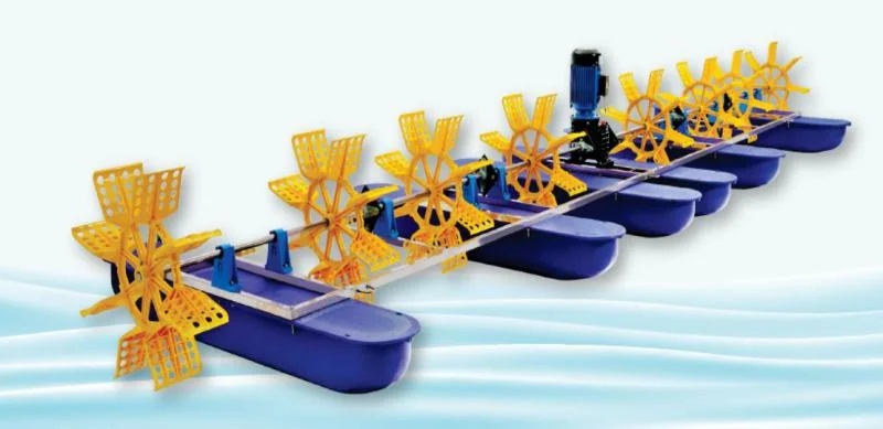 3HP 8 Paddle Wheel Aerator for Large Scale Aquaculture Farms