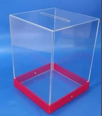 Acrylic Donation Box for Office, NGO, and Showroom Use