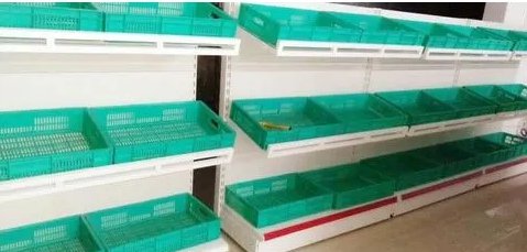 Mild Steel Vegetable Display Racks