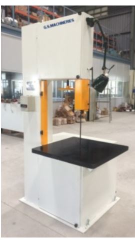 Vertical Band Saw for Metal, Aluminum, and Wood Cutting