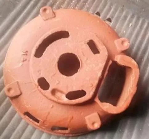 Motor body back cover casting