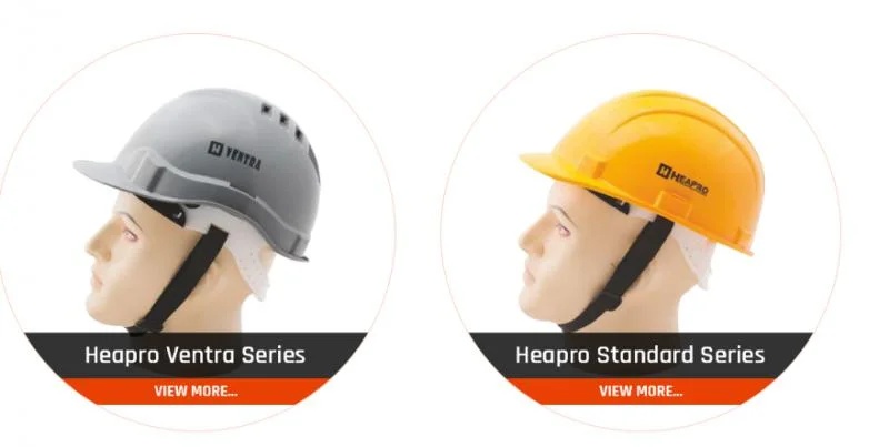 Industrial Safety Helmets â€“ Heapro Ventra & Heapro Standard