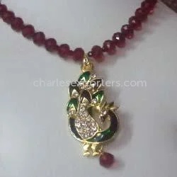 Peacock Pendant Set
