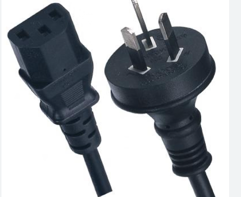 Australian AC Power Cord with SAA Certfication Plug and C13 Connector.png