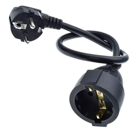 16A EuropeanGerman Plug to CEE 73 Euro Female Schuko Socket PDU Power Extension Cable 50CM.png