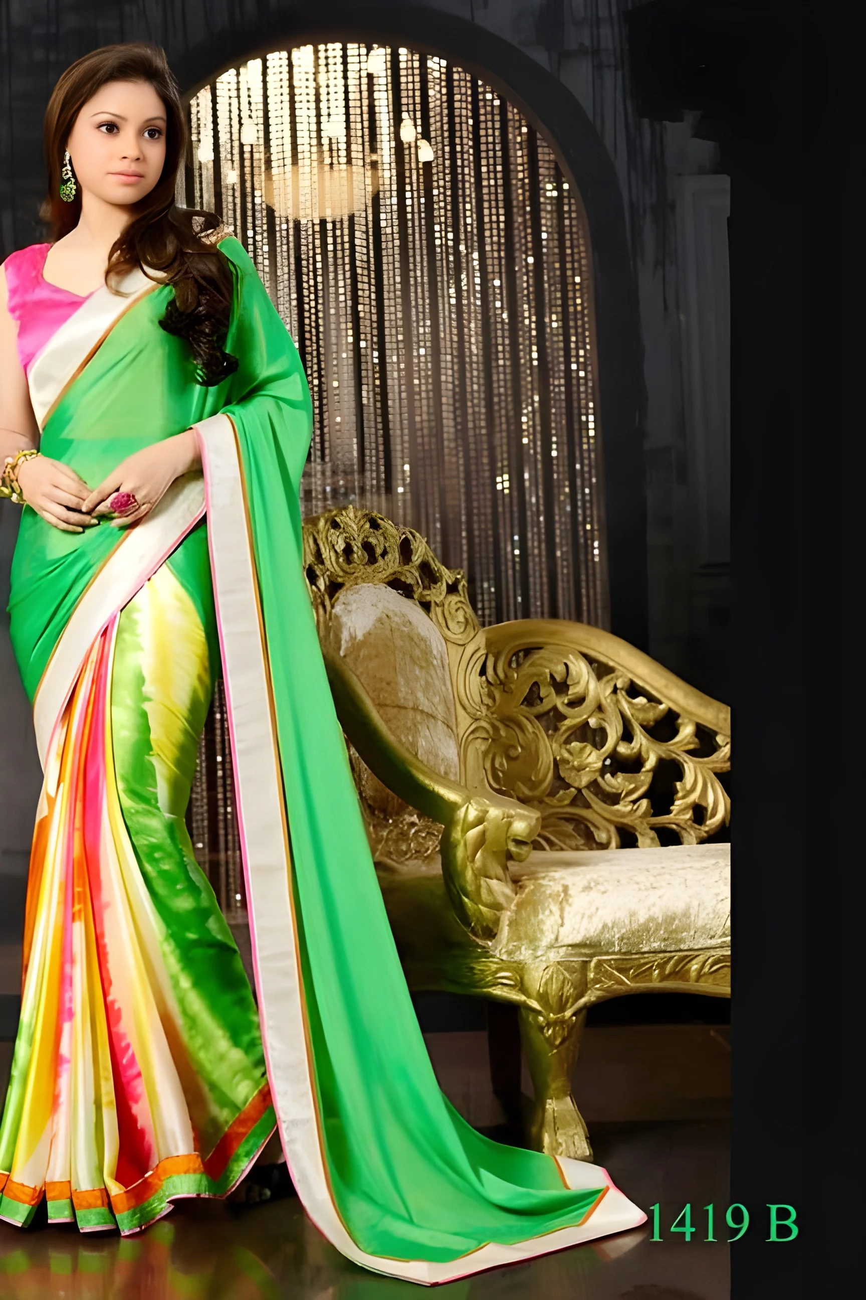 resizeImages/MTkwODA=/mediabank/images/products/GreenMulticolorwithOrangegreenlaceborderwithfancycolorsprintLuxuryGraceDesignerSarees116967319_19080.webp